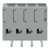 Leiterplattenklemme 4 mm² Rastermaß 5 mm grau