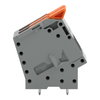 Leiterplattenklemme Hebel 16 mm² grau