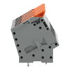 Leiterplattenklemme Hebel 16 mm² grau