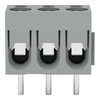 Leiterplattenklemme 2,5 mm² Rastermaß 5 mm grau