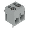 Leiterplattenklemme 2,5 mm² Rastermaß 5 mm grau