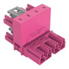 H-Verteiler 4-polig Kod. B pink