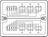 Verteilerbox Dreh- auf Wechselstrom (400 V/230 V) 2 Eingänge weiß