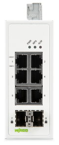 Industrial-Managed-Switch 6-Port 1000BASE-T 2-Slot 1000BASE-SX/LX