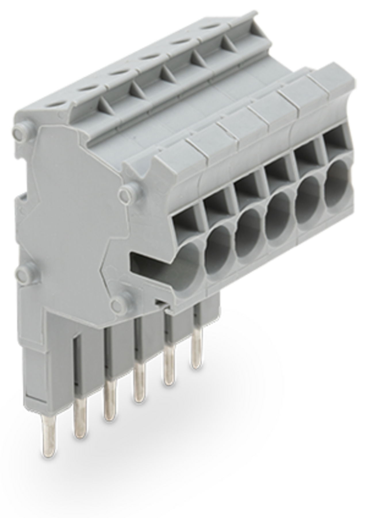 Modularer TOPJOB®S-Steckverbinder anreihbar für Brückerschlitze grau
