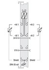 2-Kanal-Analogeingang AC/DC 0 … 5 A Differenzeingang lichtgrau