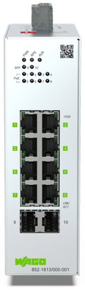Lean-Managed-Switch 8 Ports 1000Base-T 2-Slot 1000BASE-SX/LX