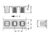 SMD-Leiterplattenklemme Drücker 1,5 mm² schwarz