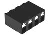 SMD-Leiterplattenklemme Drücker 1,5 mm² schwarz