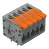 Leiterplattenklemme Hebel 1,5 mm² schwarz