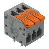 Leiterplattenklemme Hebel 1,5 mm² grün