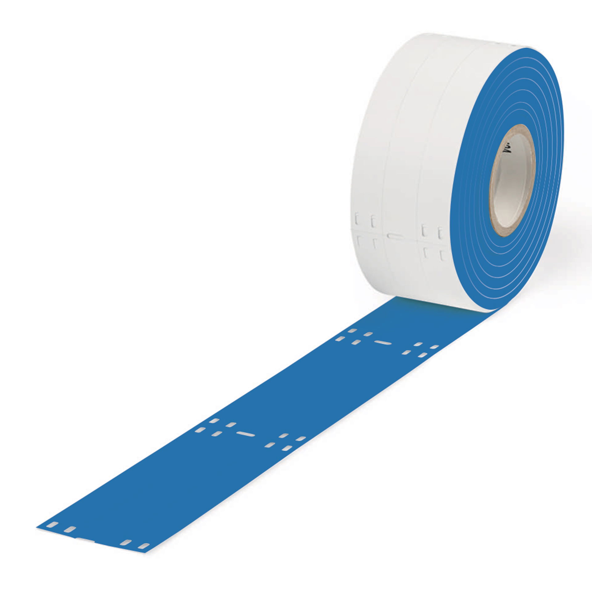 Kabelbündelmarkierer für Smart Printer für die Verwendung mit Kabelbindern blau