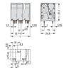 Leiterplattenklemme 16 mm² Rastermaß 10 mm grau