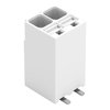 SMD-Leiterplattenklemme Drücker 1,5 mm² weiß
