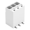 SMD-Leiterplattenklemme Drücker 1,5 mm² weiß