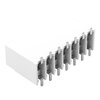 SMD-Leiterplattenklemme Drücker 1,5 mm² weiß
