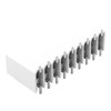 SMD-Leiterplattenklemme Drücker 1,5 mm² weiß