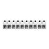 SMD-Leiterplattenklemme Drücker 1,5 mm² weiß
