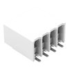 SMD-Leiterplattenklemme Drücker 1,5 mm² weiß