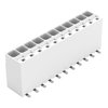 SMD-Leiterplattenklemme Drücker 1,5 mm² weiß