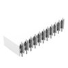 SMD-Leiterplattenklemme Drücker 1,5 mm² weiß