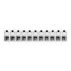 SMD-Leiterplattenklemme Drücker 1,5 mm² weiß