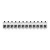 SMD-Leiterplattenklemme Drücker 1,5 mm² weiß