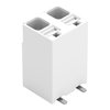 SMD-Leiterplattenklemme Drücker 1,5 mm² weiß
