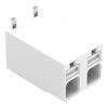 SMD-Leiterplattenklemme Drücker 1,5 mm² weiß