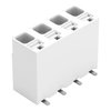 SMD-Leiterplattenklemme Drücker 1,5 mm² weiß