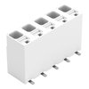 SMD-Leiterplattenklemme Drücker 1,5 mm² weiß