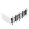 SMD-Leiterplattenklemme Drücker 1,5 mm² weiß