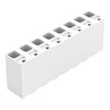 SMD-Leiterplattenklemme Drücker 1,5 mm² weiß