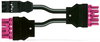 Konfektionierte Y-Leitung Eca 2 x Stecker / Buchse