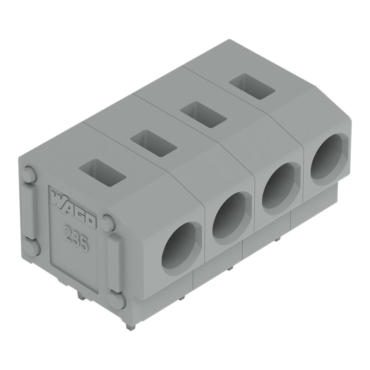 Leiterplattenklemme 2,5 mm² Rastermaß 5/5,08 mm grau