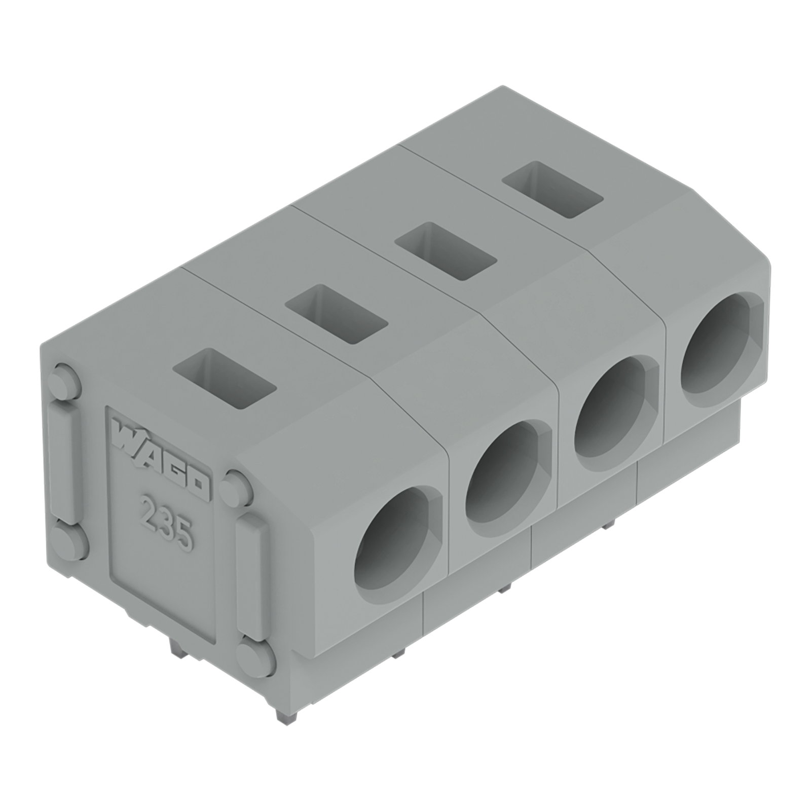 Leiterplattenklemme 2,5 mm² Rastermaß 5/5,08 mm grau