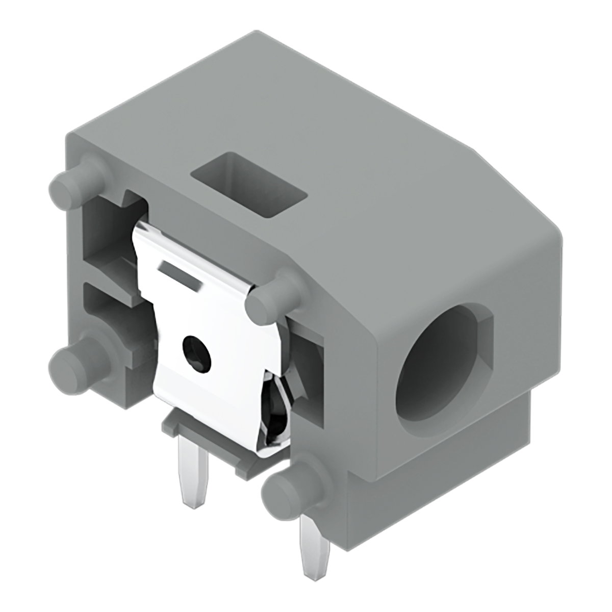 Anreihbare Leiterplattenklemme 2,5 mm² Rastermaß 7,5/7,62 mm hellgrün