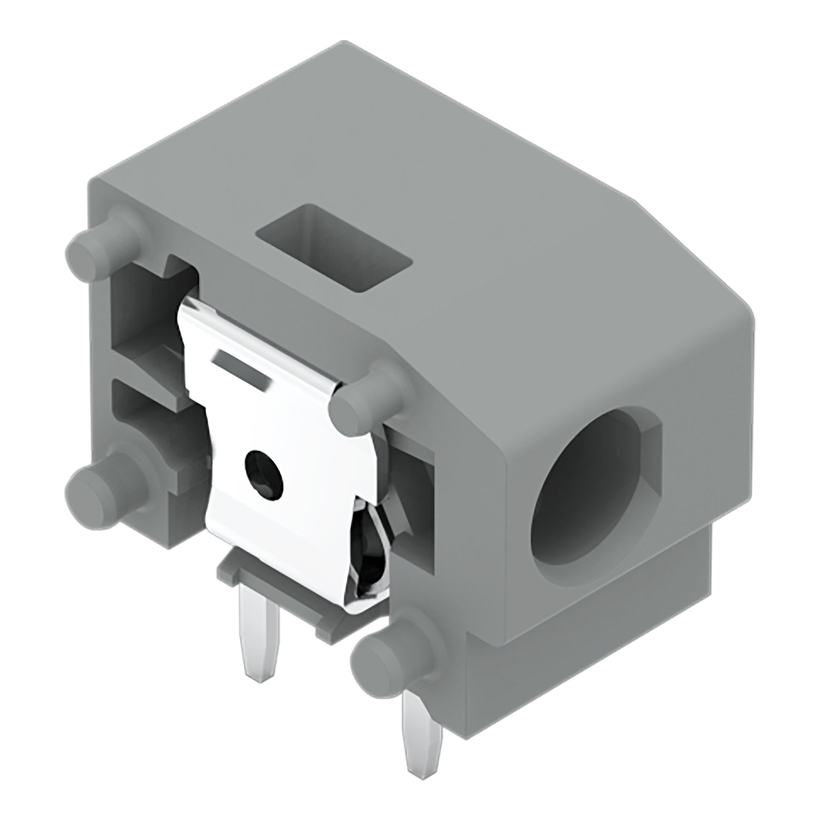 Anreihbare Leiterplattenklemme 2,5 mm² Rastermaß 7,5/7,62 mm hellgrün
