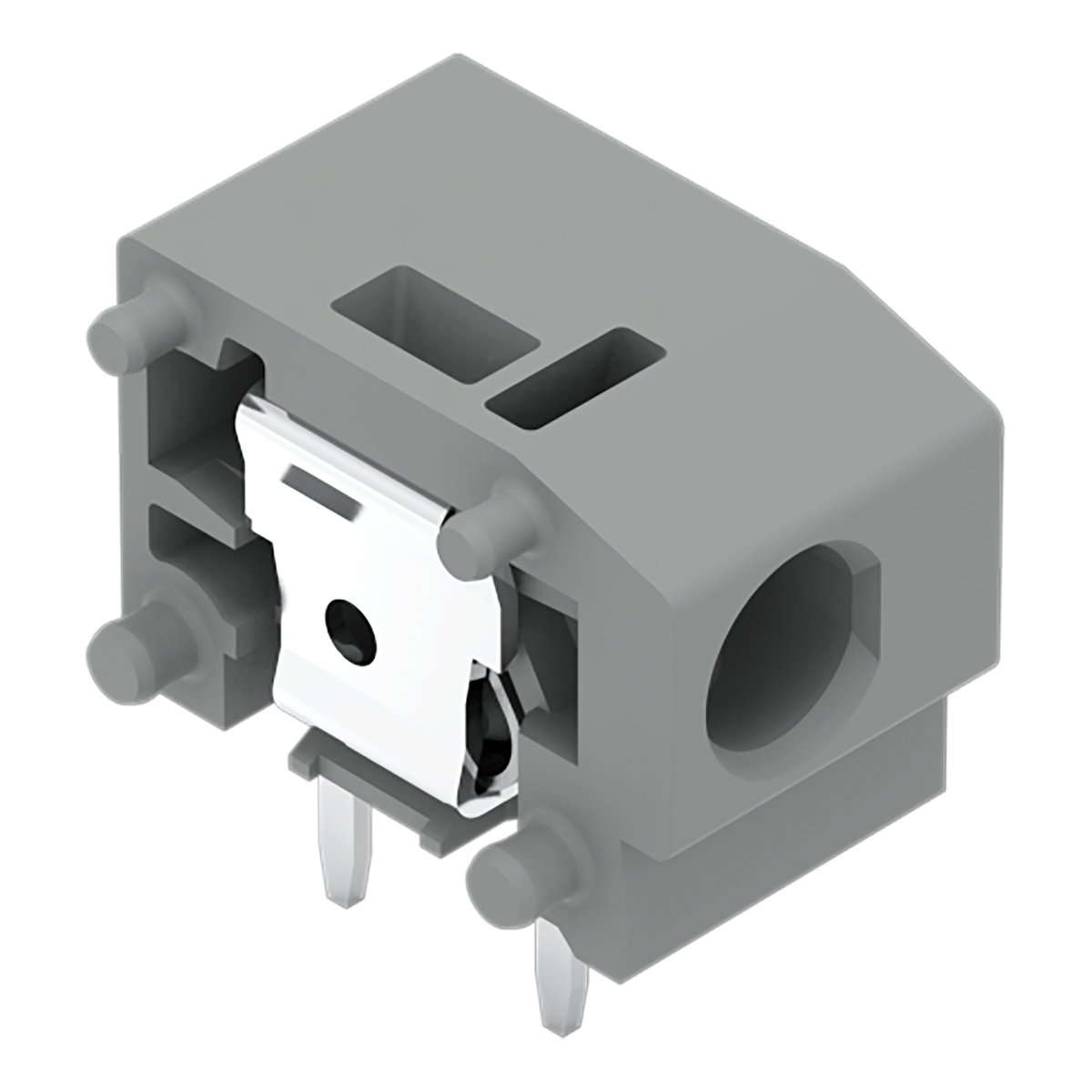 Anreihbare Leiterplattenklemme 2,5 mm² Rastermaß 7,5/7,62 mm grau
