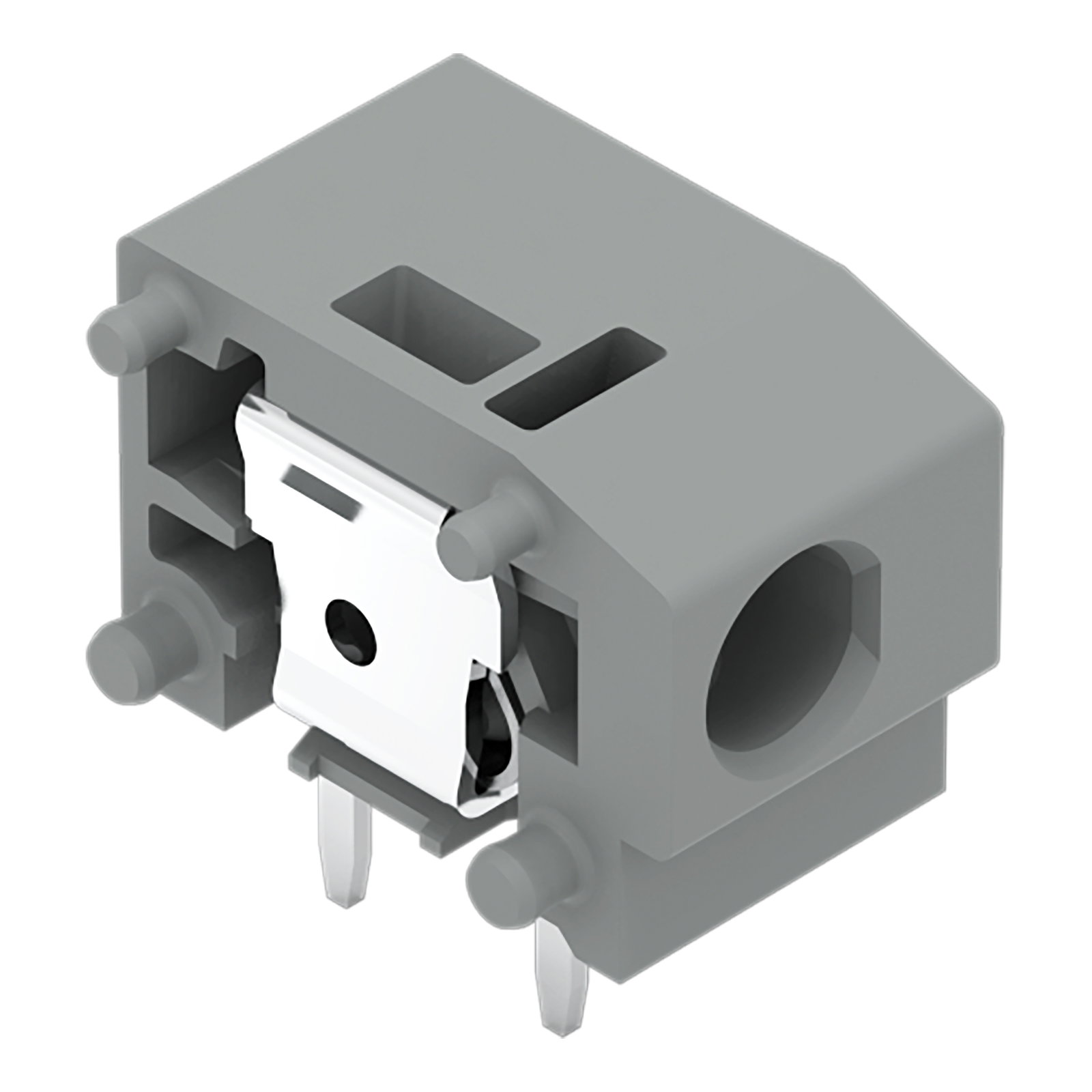 Anreihbare Leiterplattenklemme 2,5 mm² Rastermaß 7,5/7,62 mm grau