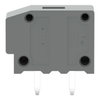 Anreihbare 2-Leiter-Leiterplattenklemme 0,75 mm² Rastermaß 5/5,08 mm grau