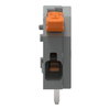 Leiterplattenklemme Hebel 1,5 mm² grau