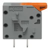 Leiterplattenklemme Hebel 1,5 mm² orange