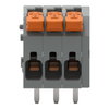 Leiterplattenklemme Hebel 1,5 mm² grün