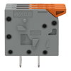 Leiterplattenklemme Hebel 1,5 mm² grün