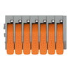 Leiterplattenklemme Hebel 1,5 mm² grau