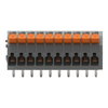 Leiterplattenklemme Hebel 1,5 mm² grau