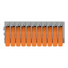 Leiterplattenklemme Hebel 1,5 mm² grau