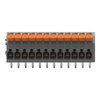 Leiterplattenklemme Hebel 1,5 mm² grau