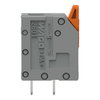 Leiterplattenklemme Hebel 1,5 mm² grau